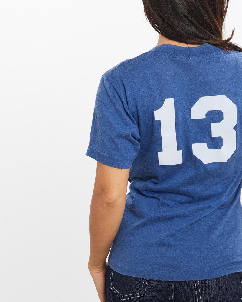 Vintage, 80s, Mayflower, T-Ball, Tee, The Real Deal, size double extra small, colour Blue, newtown, sydney, australia, thrift store, opshop, preloved, secondhand, sustainable, retro, antique, 70s, 80s, 90s, 2000s, 00s, fashion, clothing, streetwear, trendy, garment, style, boutique, store, shop, archive, sale, cheap, best, top, T-Shirts