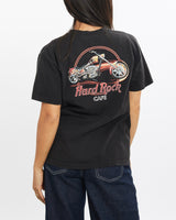Vintage, 90s, Hard, Rock, Cafe, Chicago, Tee, The Real Deal, size double extra small, colour Black, newtown, sydney, australia, thrift store, opshop, preloved, secondhand, sustainable, retro, antique, 70s, 80s, 90s, 2000s, 00s, fashion, clothing, streetwear, trendy, garment, style, boutique, store, shop, archive, sale, cheap, best, top, T-Shirts
