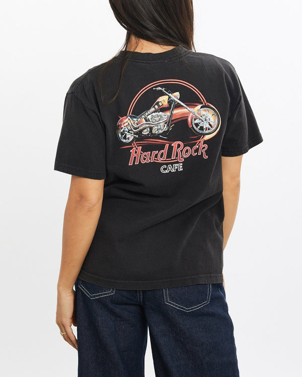 Vintage, 90s, Hard, Rock, Cafe, Chicago, Tee, The Real Deal, size double extra small, colour Black, newtown, sydney, australia, thrift store, opshop, preloved, secondhand, sustainable, retro, antique, 70s, 80s, 90s, 2000s, 00s, fashion, clothing, streetwear, trendy, garment, style, boutique, store, shop, archive, sale, cheap, best, top, T-Shirts