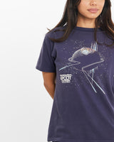 Vintage, 1982, Disney, Epcot, Center, Tee, The Real Deal, size double extra small, colour Purple, newtown, sydney, australia, thrift store, opshop, preloved, secondhand, sustainable, retro, antique, 70s, 80s, 90s, 2000s, 00s, fashion, clothing, streetwear, trendy, garment, style, boutique, store, shop, archive, sale, cheap, best, top, T-Shirts