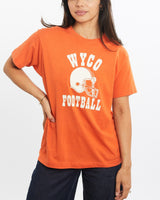 Vintage, 80s, WYCO, Football, Tee, The Real Deal, size extra small, colour Orange, newtown, sydney, australia, thrift store, opshop, preloved, secondhand, sustainable, retro, antique, 70s, 80s, 90s, 2000s, 00s, fashion, clothing, streetwear, trendy, garment, style, boutique, store, shop, archive, sale, cheap, best, top, T-Shirts