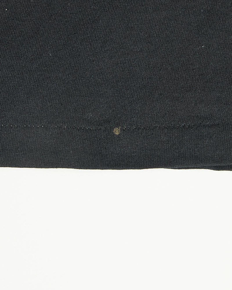 Vintage, 80s, NCAA, Iowa, Hawkeyes, Tee, The Real Deal, size double extra small, colour Black, newtown, sydney, australia, thrift store, opshop, preloved, secondhand, sustainable, retro, antique, 70s, 80s, 90s, 2000s, 00s, fashion, clothing, streetwear, trendy, garment, style, boutique, store, shop, archive, sale, cheap, best, top, T-Shirts