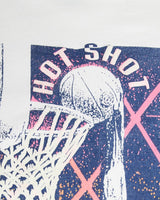 Vintage, 90s, Hot, Shot, Basketball, Tee, The Real Deal, size double extra small, colour White, newtown, sydney, australia, thrift store, opshop, preloved, secondhand, sustainable, retro, antique, 70s, 80s, 90s, 2000s, 00s, fashion, clothing, streetwear, trendy, garment, style, boutique, store, shop, archive, sale, cheap, best, top, T-Shirts