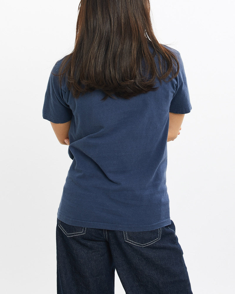 Vintage, 90s, Disney, Mickey, Mouse, Fantasia, Tee, The Real Deal, size double extra small, colour Navy, newtown, sydney, australia, thrift store, opshop, preloved, secondhand, sustainable, retro, antique, 70s, 80s, 90s, 2000s, 00s, fashion, clothing, streetwear, trendy, garment, style, boutique, store, shop, archive, sale, cheap, best, top, T-Shirts