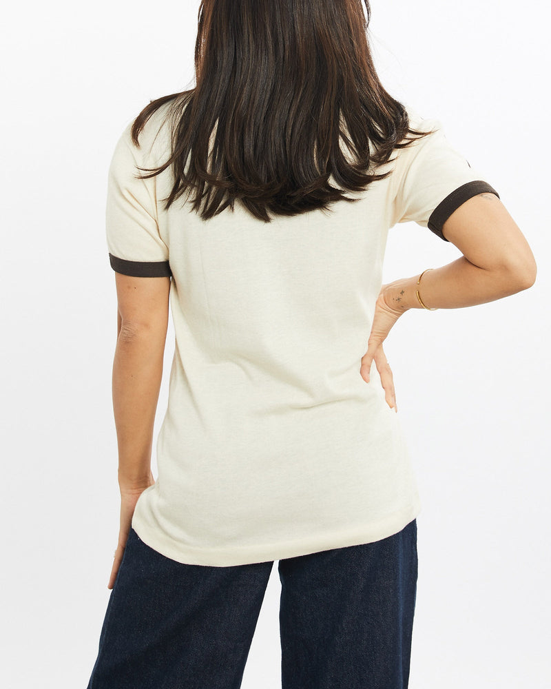 Vintage, 70s, Adidas, Tee, The Real Deal, size double extra small, colour White, newtown, sydney, australia, thrift store, opshop, preloved, secondhand, sustainable, retro, antique, 70s, 80s, 90s, 2000s, 00s, fashion, clothing, streetwear, trendy, garment, style, boutique, store, shop, archive, sale, cheap, best, top, T-Shirts