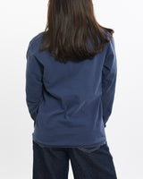 Vintage, Nike, Long, Sleeve, Tee, The Real Deal, size double extra small, colour Navy, newtown, sydney, australia, thrift store, opshop, preloved, secondhand, sustainable, retro, antique, 70s, 80s, 90s, 2000s, 00s, fashion, clothing, streetwear, trendy, garment, style, boutique, store, shop, archive, sale, cheap, best, top, T-Shirts