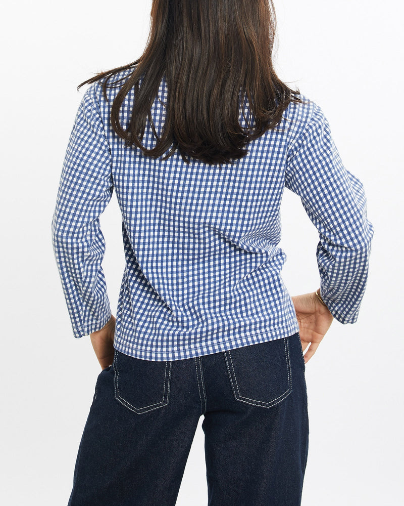 Vintage, 90s, Guess, Jeans, U.S.A., Long, Sleeve, Tee, The Real Deal, size double extra small, colour Blue, newtown, sydney, australia, thrift store, opshop, preloved, secondhand, sustainable, retro, antique, 70s, 80s, 90s, 2000s, 00s, fashion, clothing, streetwear, trendy, garment, style, boutique, store, shop, archive, sale, cheap, best, top, T-Shirts