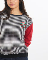 Vintage, Moschino, Sweatshirt, The Real Deal, size double extra small, colour Multicolour, newtown, sydney, australia, thrift store, opshop, preloved, secondhand, sustainable, retro, antique, 70s, 80s, 90s, 2000s, 00s, fashion, clothing, streetwear, trendy, garment, style, boutique, store, shop, archive, sale, cheap, best, top, Sweats and hoodies