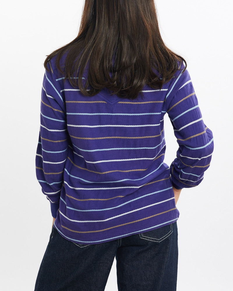 Vintage, Christian, Dior, Long, Sleeve, Polo, Shirt, The Real Deal, size double extra small, colour Purple, newtown, sydney, australia, thrift store, opshop, preloved, secondhand, sustainable, retro, antique, 70s, 80s, 90s, 2000s, 00s, fashion, clothing, streetwear, trendy, garment, style, boutique, store, shop, archive, sale, cheap, best, top, Shirts