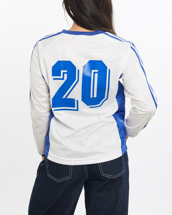 Vintage, Adidas, NISHIYA, Football, Club, Jersey, The Real Deal, size double extra small, colour White, newtown, sydney, australia, thrift store, opshop, preloved, secondhand, sustainable, retro, antique, 70s, 80s, 90s, 2000s, 00s, fashion, clothing, streetwear, trendy, garment, style, boutique, store, shop, archive, sale, cheap, best, top, T-Shirts