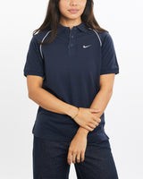 Vintage, Nike, Short, Sleeve, Polo, Shirt, The Real Deal, size double extra small, colour Navy, newtown, sydney, australia, thrift store, opshop, preloved, secondhand, sustainable, retro, antique, 70s, 80s, 90s, 2000s, 00s, fashion, clothing, streetwear, trendy, garment, style, boutique, store, shop, archive, sale, cheap, best, top, Shirts