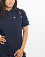 Vintage, Nike, Short, Sleeve, Polo, Shirt, The Real Deal, size double extra small, colour Navy, newtown, sydney, australia, thrift store, opshop, preloved, secondhand, sustainable, retro, antique, 70s, 80s, 90s, 2000s, 00s, fashion, clothing, streetwear, trendy, garment, style, boutique, store, shop, archive, sale, cheap, best, top, Shirts