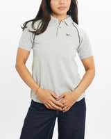 Vintage, Nike, Short, Sleeve, Polo, Shirt, The Real Deal, size double extra small, colour Grey, newtown, sydney, australia, thrift store, opshop, preloved, secondhand, sustainable, retro, antique, 70s, 80s, 90s, 2000s, 00s, fashion, clothing, streetwear, trendy, garment, style, boutique, store, shop, archive, sale, cheap, best, top, Shirts