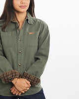 Vintage, Carhartt, Button, Up, Shirt, The Real Deal, size double extra small, colour Green, newtown, sydney, australia, thrift store, opshop, preloved, secondhand, sustainable, retro, antique, 70s, 80s, 90s, 2000s, 00s, fashion, clothing, streetwear, trendy, garment, style, boutique, store, shop, archive, sale, cheap, best, top, Shirts