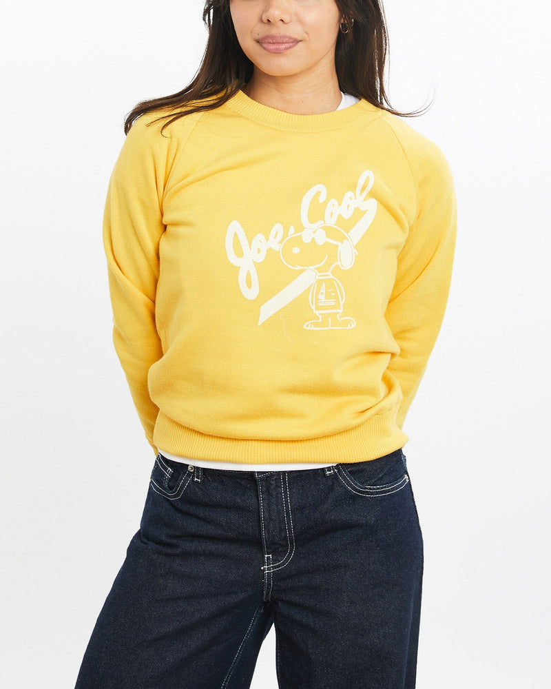 Vintage, 80s, Joe, Cool, Sweatshirt, The Real Deal, size double extra small, colour Yellow, newtown, sydney, australia, thrift store, opshop, preloved, secondhand, sustainable, retro, antique, 70s, 80s, 90s, 2000s, 00s, fashion, clothing, streetwear, trendy, garment, style, boutique, store, shop, archive, sale, cheap, best, top, Sweats and hoodies
