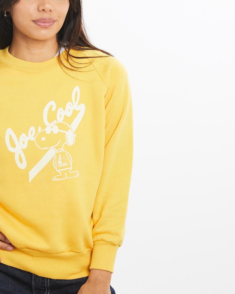 Vintage, 80s, Joe, Cool, Sweatshirt, The Real Deal, size double extra small, colour Yellow, newtown, sydney, australia, thrift store, opshop, preloved, secondhand, sustainable, retro, antique, 70s, 80s, 90s, 2000s, 00s, fashion, clothing, streetwear, trendy, garment, style, boutique, store, shop, archive, sale, cheap, best, top, Sweats and hoodies