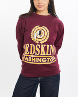 Vintage, 80s, NFL, Washington, Redskins, Sweatshirt, The Real Deal, size double extra small, colour Burgundy, newtown, sydney, australia, thrift store, opshop, preloved, secondhand, sustainable, retro, antique, 70s, 80s, 90s, 2000s, 00s, fashion, clothing, streetwear, trendy, garment, style, boutique, store, shop, archive, sale, cheap, best, top, Sweats and hoodies