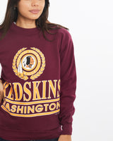 Vintage, 80s, NFL, Washington, Redskins, Sweatshirt, The Real Deal, size double extra small, colour Burgundy, newtown, sydney, australia, thrift store, opshop, preloved, secondhand, sustainable, retro, antique, 70s, 80s, 90s, 2000s, 00s, fashion, clothing, streetwear, trendy, garment, style, boutique, store, shop, archive, sale, cheap, best, top, Sweats and hoodies