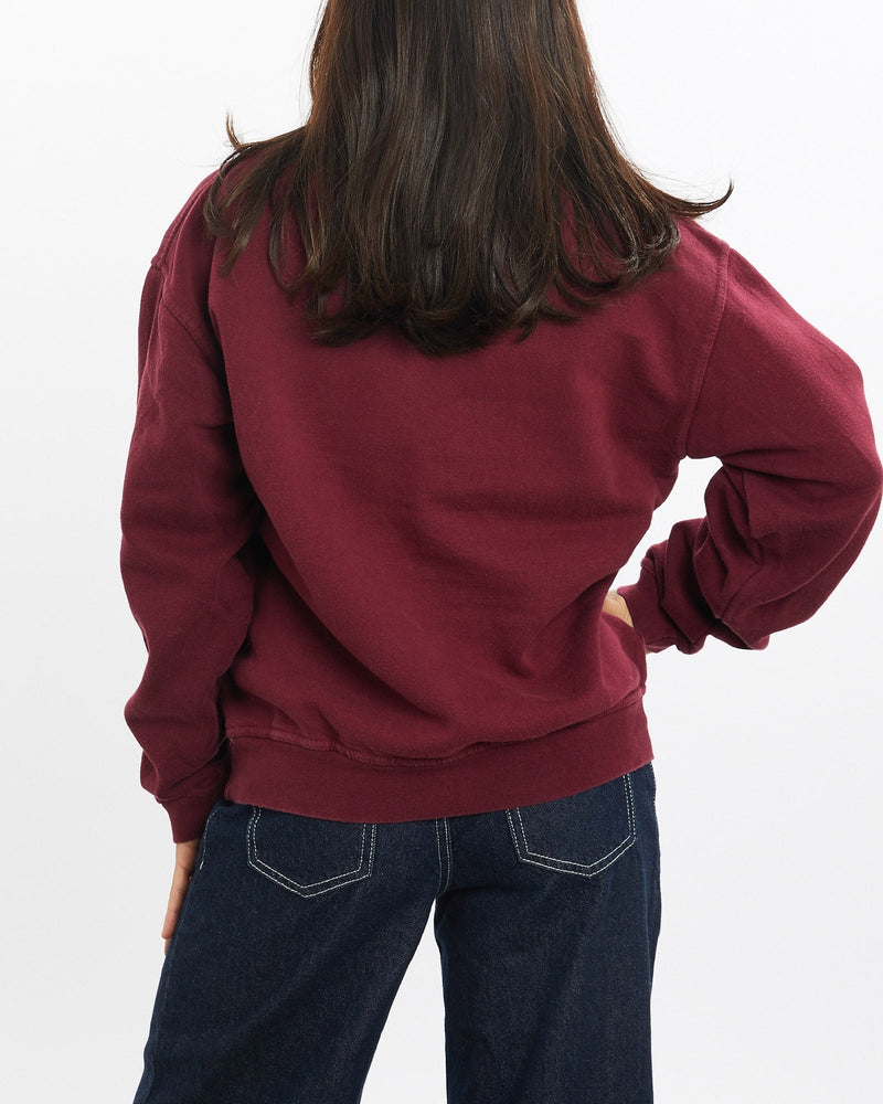 Vintage, Oxford, University, Sweatshirt, The Real Deal, size double extra small, colour Burgundy, newtown, sydney, australia, thrift store, opshop, preloved, secondhand, sustainable, retro, antique, 70s, 80s, 90s, 2000s, 00s, fashion, clothing, streetwear, trendy, garment, style, boutique, store, shop, archive, sale, cheap, best, top, Sweats and hoodies