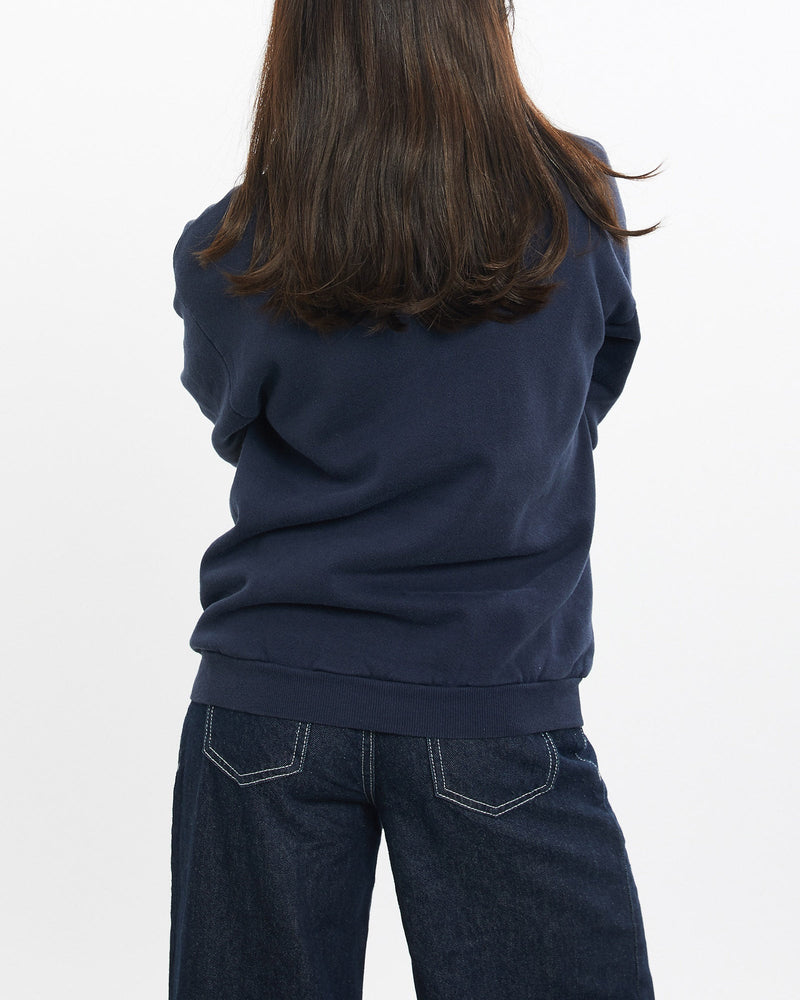 Vintage, 90s, University, of, Michigan, Sweatshirt, The Real Deal, size double extra small, colour Navy, newtown, sydney, australia, thrift store, opshop, preloved, secondhand, sustainable, retro, antique, 70s, 80s, 90s, 2000s, 00s, fashion, clothing, streetwear, trendy, garment, style, boutique, store, shop, archive, sale, cheap, best, top, Sweats and hoodies