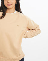 Vintage, Burberry, Sweatshirt, The Real Deal, size double extra small, colour Beige, newtown, sydney, australia, thrift store, opshop, preloved, secondhand, sustainable, retro, antique, 70s, 80s, 90s, 2000s, 00s, fashion, clothing, streetwear, trendy, garment, style, boutique, store, shop, archive, sale, cheap, best, top, Sweats and hoodies