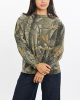 Vintage, Realtree, Camo, Sweatshirt, The Real Deal, size double extra small, colour Multicolour, newtown, sydney, australia, thrift store, opshop, preloved, secondhand, sustainable, retro, antique, 70s, 80s, 90s, 2000s, 00s, fashion, clothing, streetwear, trendy, garment, style, boutique, store, shop, archive, sale, cheap, best, top, Sweats and hoodies