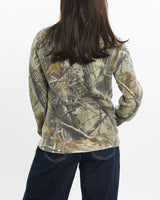 Vintage, Realtree, Camo, Sweatshirt, The Real Deal, size double extra small, colour Multicolour, newtown, sydney, australia, thrift store, opshop, preloved, secondhand, sustainable, retro, antique, 70s, 80s, 90s, 2000s, 00s, fashion, clothing, streetwear, trendy, garment, style, boutique, store, shop, archive, sale, cheap, best, top, Sweats and hoodies