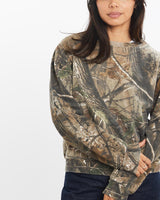 Vintage, Realtree, Camo, Sweatshirt, The Real Deal, size double extra small, colour Multicolour, newtown, sydney, australia, thrift store, opshop, preloved, secondhand, sustainable, retro, antique, 70s, 80s, 90s, 2000s, 00s, fashion, clothing, streetwear, trendy, garment, style, boutique, store, shop, archive, sale, cheap, best, top, Sweats and hoodies