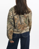 Vintage, Realtree, Camo, Sweatshirt, The Real Deal, size double extra small, colour Multicolour, newtown, sydney, australia, thrift store, opshop, preloved, secondhand, sustainable, retro, antique, 70s, 80s, 90s, 2000s, 00s, fashion, clothing, streetwear, trendy, garment, style, boutique, store, shop, archive, sale, cheap, best, top, Sweats and hoodies
