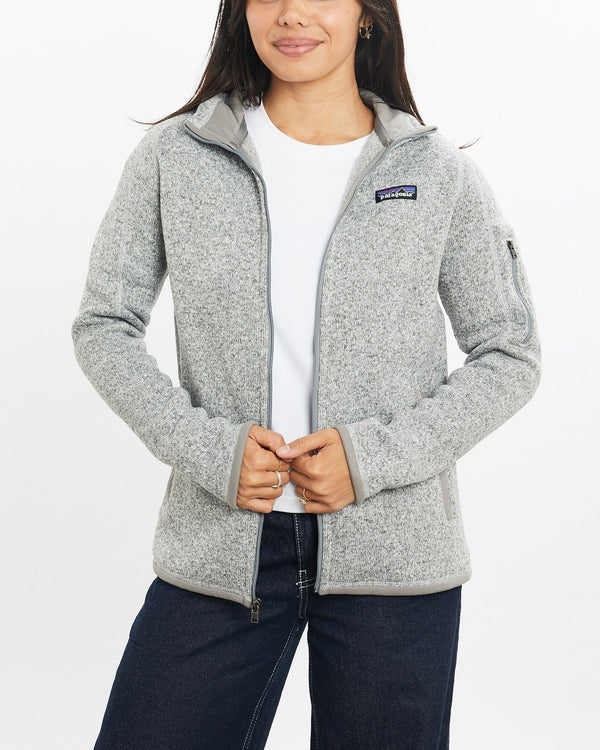 Vintage, Patagonia, Fleece, Jacket, The Real Deal, size double extra small, colour Grey, newtown, sydney, australia, thrift store, opshop, preloved, secondhand, sustainable, retro, antique, 70s, 80s, 90s, 2000s, 00s, fashion, clothing, streetwear, trendy, garment, style, boutique, store, shop, archive, sale, cheap, best, top, Jackets