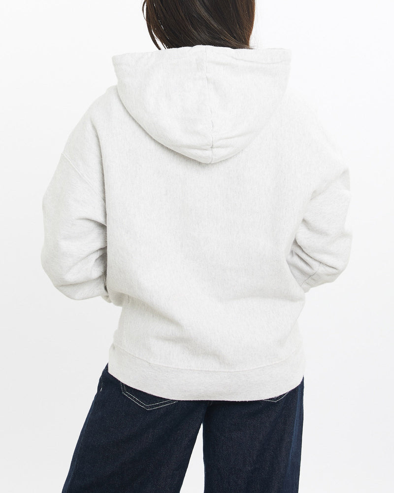 Vintage, Champion, Hooded, Sweatshirt, The Real Deal, size double extra small, colour White, newtown, sydney, australia, thrift store, opshop, preloved, secondhand, sustainable, retro, antique, 70s, 80s, 90s, 2000s, 00s, fashion, clothing, streetwear, trendy, garment, style, boutique, store, shop, archive, sale, cheap, best, top, Sweats and hoodies