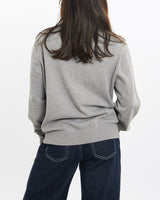 Vintage, Tommy, Hilfiger, Knit, Sweater, The Real Deal, size double extra small, colour Grey, newtown, sydney, australia, thrift store, opshop, preloved, secondhand, sustainable, retro, antique, 70s, 80s, 90s, 2000s, 00s, fashion, clothing, streetwear, trendy, garment, style, boutique, store, shop, archive, sale, cheap, best, top, Sweats and hoodies