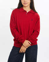 Vintage, 90s, Polo, Ralph, Lauren, Knit, Sweater, The Real Deal, size double extra small, colour Red, newtown, sydney, australia, thrift store, opshop, preloved, secondhand, sustainable, retro, antique, 70s, 80s, 90s, 2000s, 00s, fashion, clothing, streetwear, trendy, garment, style, boutique, store, shop, archive, sale, cheap, best, top, Sweats and hoodies