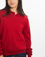 Vintage, 90s, Polo, Ralph, Lauren, Knit, Sweater, The Real Deal, size double extra small, colour Red, newtown, sydney, australia, thrift store, opshop, preloved, secondhand, sustainable, retro, antique, 70s, 80s, 90s, 2000s, 00s, fashion, clothing, streetwear, trendy, garment, style, boutique, store, shop, archive, sale, cheap, best, top, Sweats and hoodies