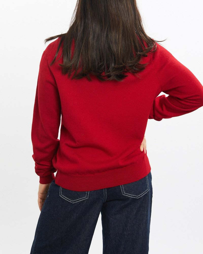 Vintage, 90s, Polo, Ralph, Lauren, Knit, Sweater, The Real Deal, size double extra small, colour Red, newtown, sydney, australia, thrift store, opshop, preloved, secondhand, sustainable, retro, antique, 70s, 80s, 90s, 2000s, 00s, fashion, clothing, streetwear, trendy, garment, style, boutique, store, shop, archive, sale, cheap, best, top, Sweats and hoodies