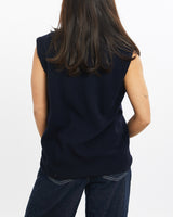 Vintage, 90s, Polo, Ralph, Lauren, Knit, Sweater, Vest, The Real Deal, size double extra small, colour Navy, newtown, sydney, australia, thrift store, opshop, preloved, secondhand, sustainable, retro, antique, 70s, 80s, 90s, 2000s, 00s, fashion, clothing, streetwear, trendy, garment, style, boutique, store, shop, archive, sale, cheap, best, top, Sweats and hoodies