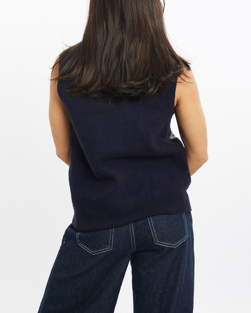 Vintage, Polo, Ralph, Lauren, Knit, Sweater, Vest, The Real Deal, size double extra small, colour Navy, newtown, sydney, australia, thrift store, opshop, preloved, secondhand, sustainable, retro, antique, 70s, 80s, 90s, 2000s, 00s, fashion, clothing, streetwear, trendy, garment, style, boutique, store, shop, archive, sale, cheap, best, top, Sweats and hoodies