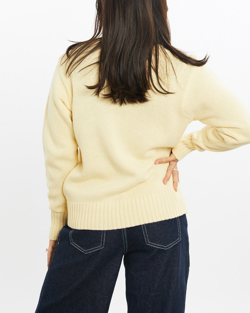 Vintage, 90s, Polo, Ralph, Lauren, Knit, Sweater, The Real Deal, size double extra small, colour Beige, newtown, sydney, australia, thrift store, opshop, preloved, secondhand, sustainable, retro, antique, 70s, 80s, 90s, 2000s, 00s, fashion, clothing, streetwear, trendy, garment, style, boutique, store, shop, archive, sale, cheap, best, top, Sweats and hoodies