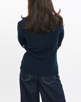 Vintage, Polo, Ralph, Lauren, Flag, Knit, Sweater, The Real Deal, size double extra small, colour Navy, newtown, sydney, australia, thrift store, opshop, preloved, secondhand, sustainable, retro, antique, 70s, 80s, 90s, 2000s, 00s, fashion, clothing, streetwear, trendy, garment, style, boutique, store, shop, archive, sale, cheap, best, top, Sweats and hoodies