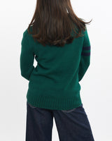 Vintage, Polo, Ralph, Lauren, Quarter, Zip, Knit, Sweater, The Real Deal, size double extra small, colour Green, newtown, sydney, australia, thrift store, opshop, preloved, secondhand, sustainable, retro, antique, 70s, 80s, 90s, 2000s, 00s, fashion, clothing, streetwear, trendy, garment, style, boutique, store, shop, archive, sale, cheap, best, top, Sweats and hoodies