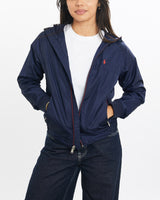 Vintage, Polo, Ralph, Lauren, Windbreaker, Jacket, The Real Deal, size double extra small, colour Navy, newtown, sydney, australia, thrift store, opshop, preloved, secondhand, sustainable, retro, antique, 70s, 80s, 90s, 2000s, 00s, fashion, clothing, streetwear, trendy, garment, style, boutique, store, shop, archive, sale, cheap, best, top, Jackets