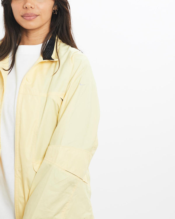 Vintage, Nike, Windbreaker, Jacket, The Real Deal, size double extra small, colour Yellow, newtown, sydney, australia, thrift store, opshop, preloved, secondhand, sustainable, retro, antique, 70s, 80s, 90s, 2000s, 00s, fashion, clothing, streetwear, trendy, garment, style, boutique, store, shop, archive, sale, cheap, best, top, Jackets