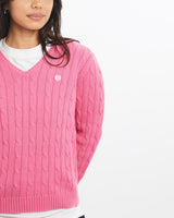 Vintage, Chaps, Ralph, Lauren, Sweater, The Real Deal, size double extra small, colour Pink, newtown, sydney, australia, thrift store, opshop, preloved, secondhand, sustainable, retro, antique, 70s, 80s, 90s, 2000s, 00s, fashion, clothing, streetwear, trendy, garment, style, boutique, store, shop, archive, sale, cheap, best, top, Sweats and hoodies