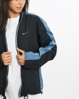Vintage, Nike, Windbreaker, Jacket, The Real Deal, size double extra small, colour Black, newtown, sydney, australia, thrift store, opshop, preloved, secondhand, sustainable, retro, antique, 70s, 80s, 90s, 2000s, 00s, fashion, clothing, streetwear, trendy, garment, style, boutique, store, shop, archive, sale, cheap, best, top, Jackets