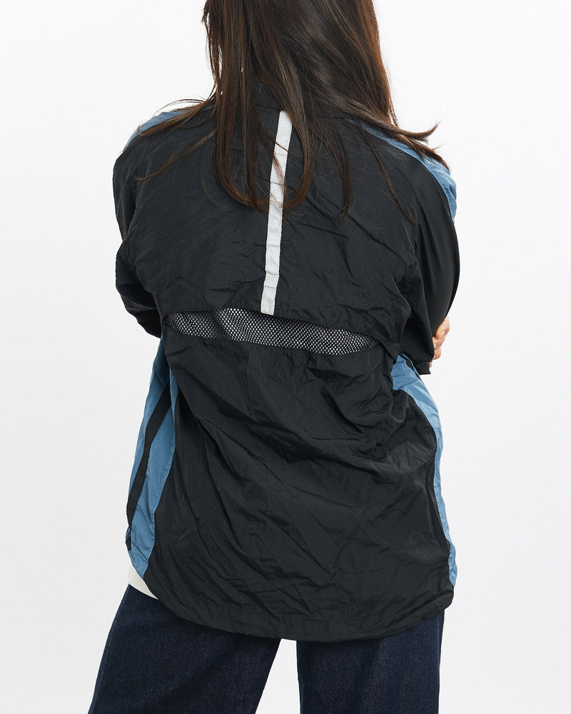 Vintage, Nike, Windbreaker, Jacket, The Real Deal, size double extra small, colour Black, newtown, sydney, australia, thrift store, opshop, preloved, secondhand, sustainable, retro, antique, 70s, 80s, 90s, 2000s, 00s, fashion, clothing, streetwear, trendy, garment, style, boutique, store, shop, archive, sale, cheap, best, top, Jackets