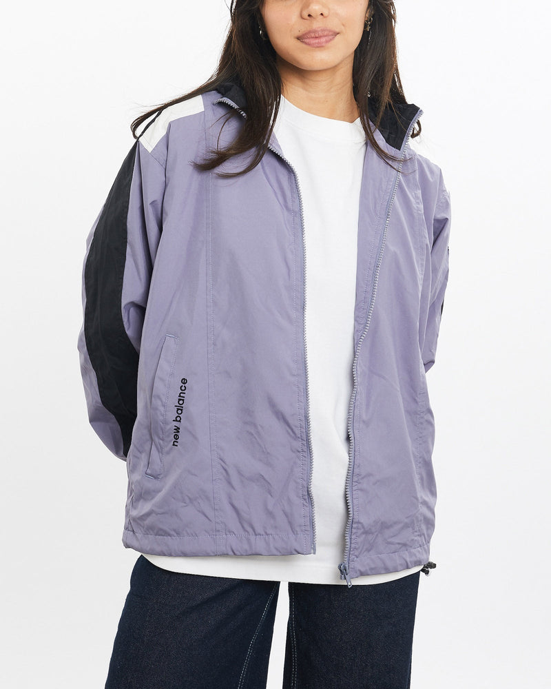 Vintage, New, Balance, Windbreaker, Jacket, The Real Deal, size double extra small, colour Purple, newtown, sydney, australia, thrift store, opshop, preloved, secondhand, sustainable, retro, antique, 70s, 80s, 90s, 2000s, 00s, fashion, clothing, streetwear, trendy, garment, style, boutique, store, shop, archive, sale, cheap, best, top, Jackets