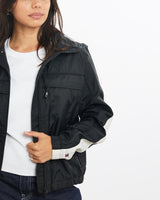 Vintage, Tommy, Hilfiger, Jeans, Windbreaker, Jacket, The Real Deal, size double extra small, colour Black, newtown, sydney, australia, thrift store, opshop, preloved, secondhand, sustainable, retro, antique, 70s, 80s, 90s, 2000s, 00s, fashion, clothing, streetwear, trendy, garment, style, boutique, store, shop, archive, sale, cheap, best, top, Jackets