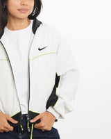 Vintage, 90s, Nike, Windbreaker, Jacket, The Real Deal, size double extra small, colour White, newtown, sydney, australia, thrift store, opshop, preloved, secondhand, sustainable, retro, antique, 70s, 80s, 90s, 2000s, 00s, fashion, clothing, streetwear, trendy, garment, style, boutique, store, shop, archive, sale, cheap, best, top, Jackets