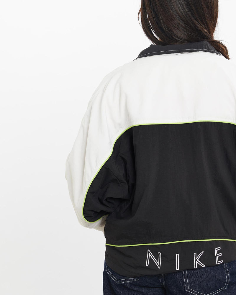 Vintage, 90s, Nike, Windbreaker, Jacket, The Real Deal, size double extra small, colour White, newtown, sydney, australia, thrift store, opshop, preloved, secondhand, sustainable, retro, antique, 70s, 80s, 90s, 2000s, 00s, fashion, clothing, streetwear, trendy, garment, style, boutique, store, shop, archive, sale, cheap, best, top, Jackets