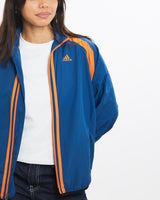Vintage, Adidas, Track, Jacket, The Real Deal, size double extra small, colour Blue, newtown, sydney, australia, thrift store, opshop, preloved, secondhand, sustainable, retro, antique, 70s, 80s, 90s, 2000s, 00s, fashion, clothing, streetwear, trendy, garment, style, boutique, store, shop, archive, sale, cheap, best, top, Jackets